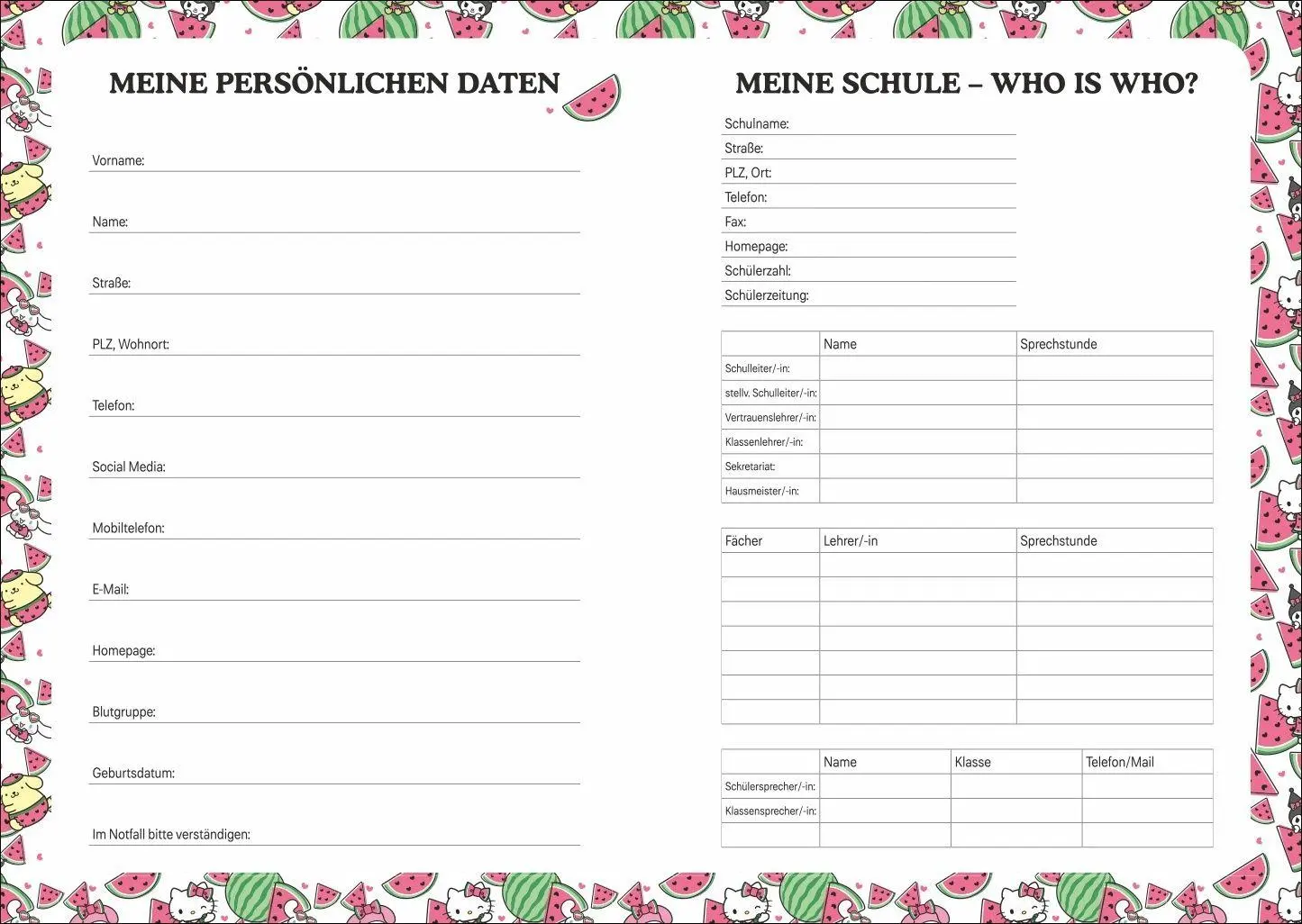Bild: 9783756417131 | Hello Kitty 17-Monats-Kalenderbuch A5 2027 - 17 Monate. Von August...