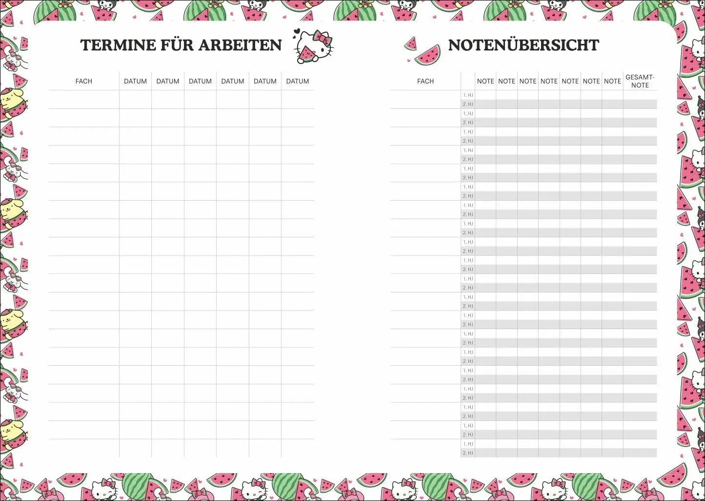 Bild: 9783756417131 | Hello Kitty 17-Monats-Kalenderbuch A5 2027 - 17 Monate. Von August...