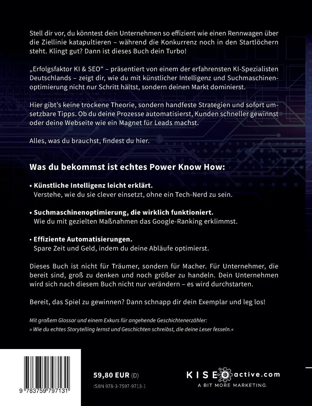 Rückseite: 9783759797131 | Erfolgsfaktor KI und SEO | Edgar Poepperl | Taschenbuch | 508 S.