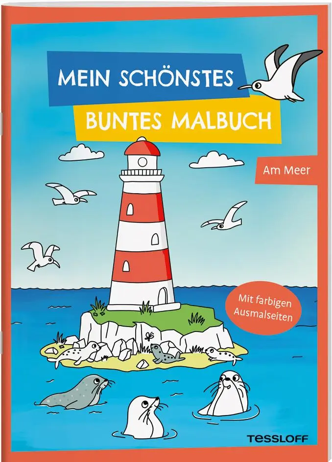Cover: 9783788647131 | Mein schönstes buntes Malbuch. Am Meer | Carmen Eisendle | Broschüre