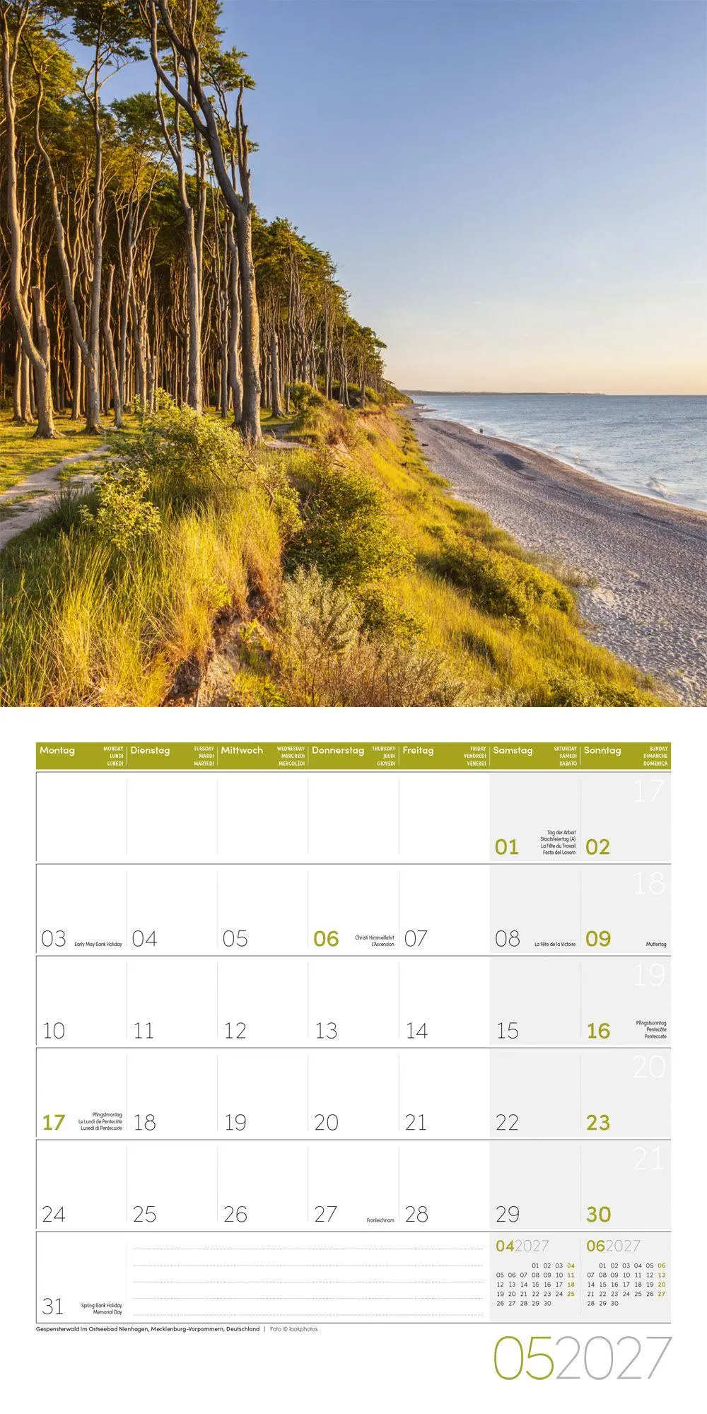 Bild: 9783838447131 | Am Meer Kalender 2027 - 30x30 - Art12 | Ackermann Kunstverlag GmbH