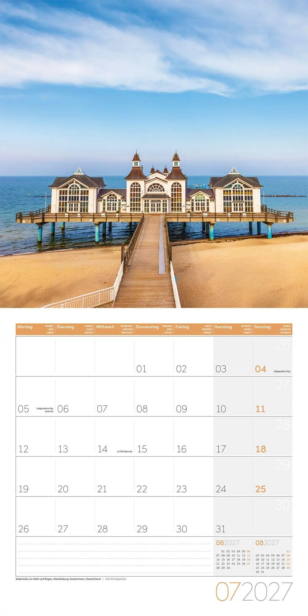 Bild: 9783838447131 | Am Meer Kalender 2027 - 30x30 - Art12 | Ackermann Kunstverlag GmbH