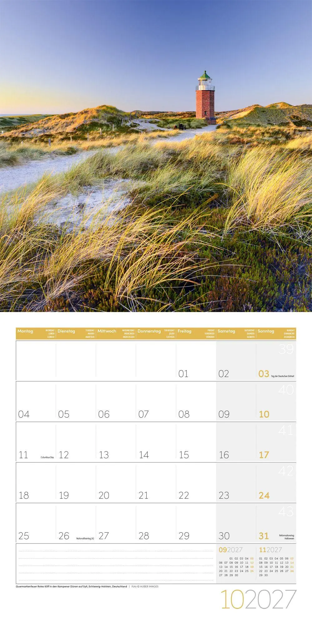 Bild: 9783838447131 | Am Meer Kalender 2027 - 30x30 - Art12 | Ackermann Kunstverlag GmbH
