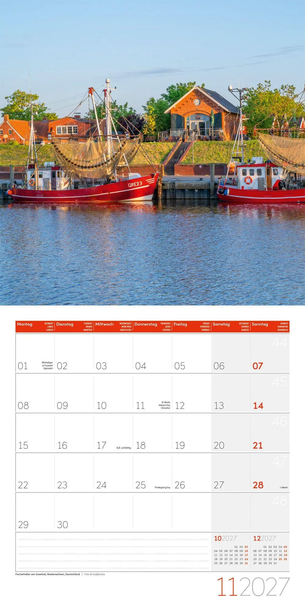 Bild: 9783838447131 | Am Meer Kalender 2027 - 30x30 - Art12 | Ackermann Kunstverlag GmbH