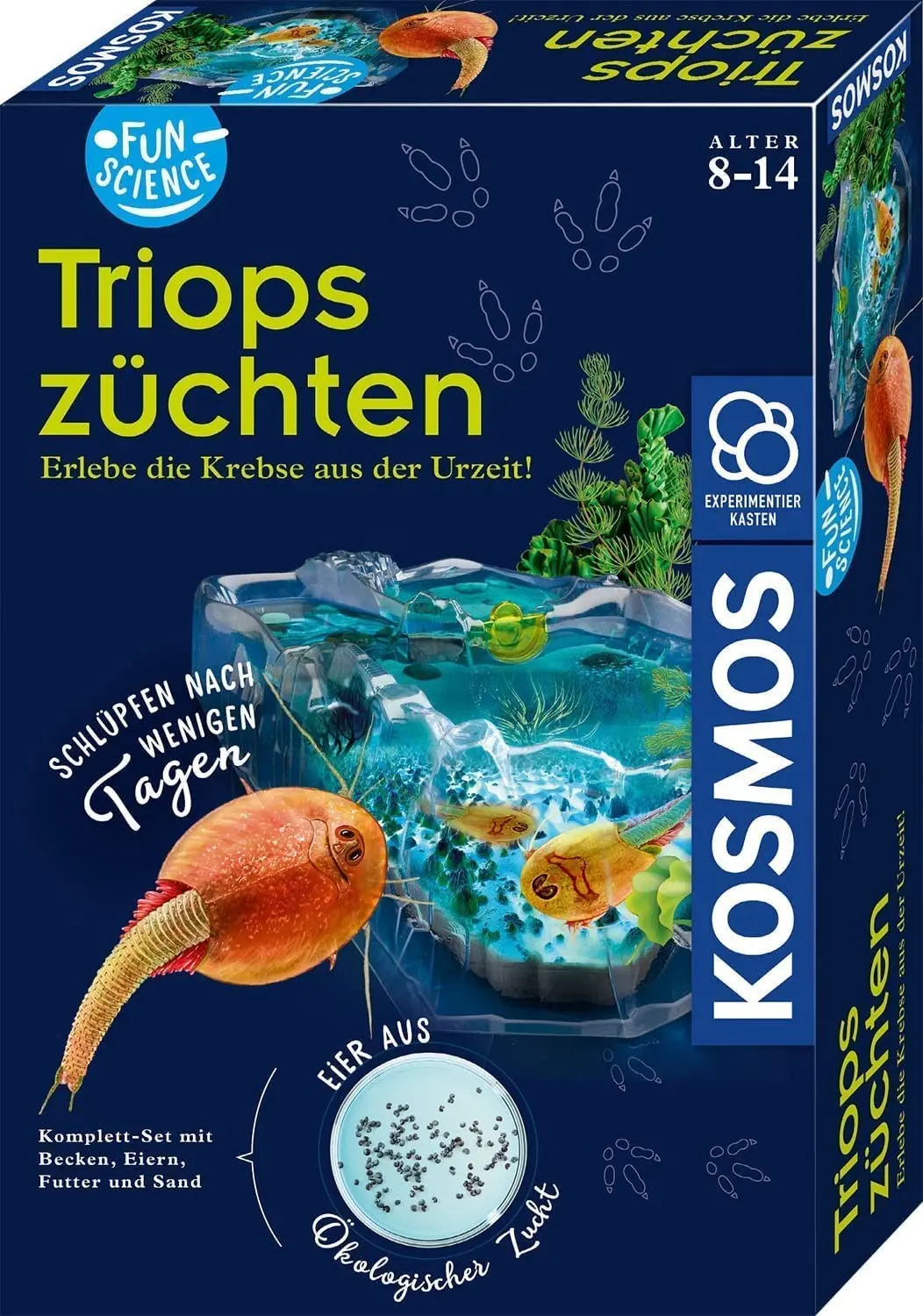 Cover: 4002051637231 | Fun Science Triops züchten | Experimentierkasten | Spiel | Brettspiel