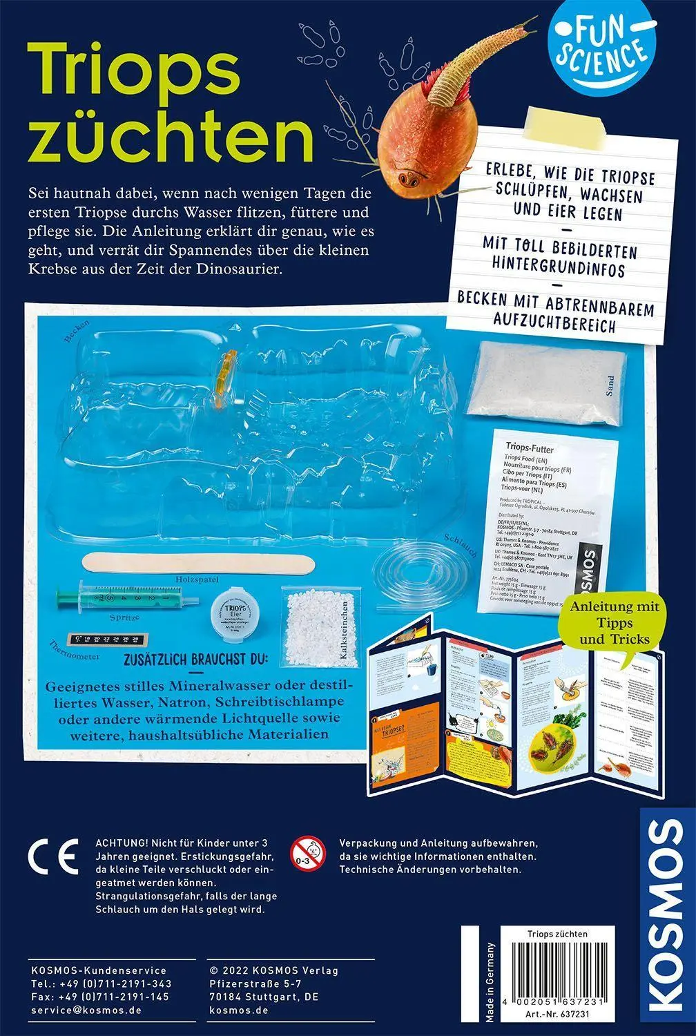 Bild: 4002051637231 | Fun Science Triops züchten | Experimentierkasten | Spiel | Brettspiel