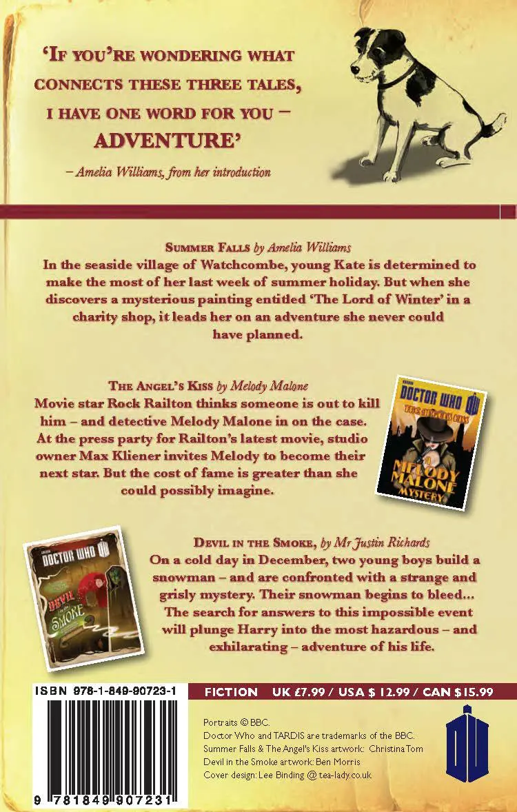 Rückseite: 9781849907231 | Doctor Who | Summer Falls and Other Stori | Amelia Williams (u. a.)