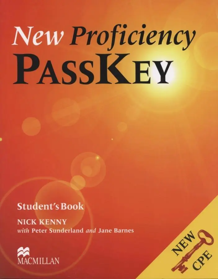Cover: 9783190027231 | New Proficiency PassKey, Student's Book | Nick Kenny (u. a.) | Buch