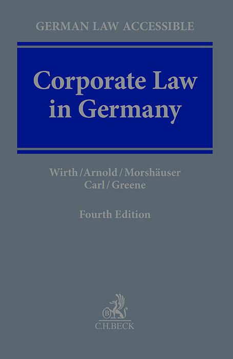 Cover: 9783406797231 | Corporate Law in Germany | Gerhard Wirth (u. a.) | Buch | XXII | 2024