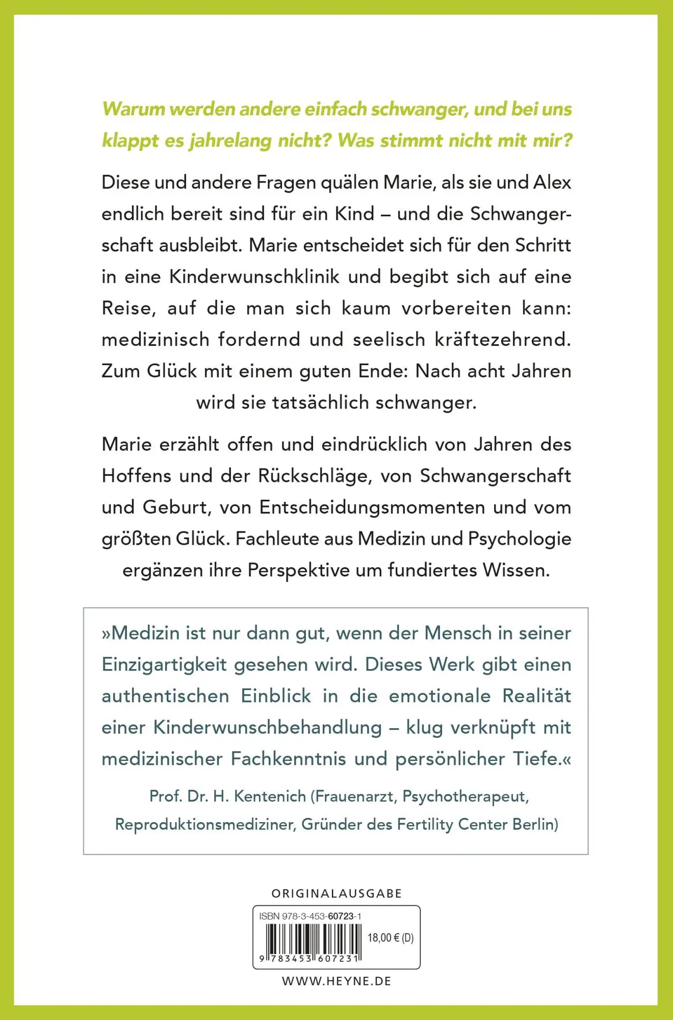 Bild: 9783453607231 | Das Leben ist kein Kinderwunschkonzert | Der harte Weg zum Mutterglück