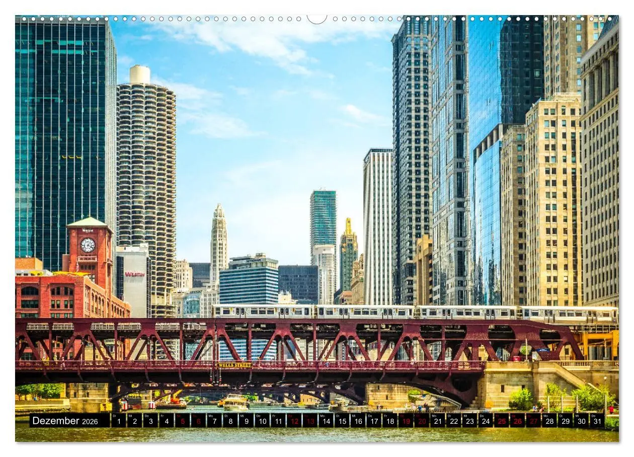 Bild: 9783457737231 | Chicago Impressionen (hochwertiger Premium Wandkalender 2026 DIN A2...