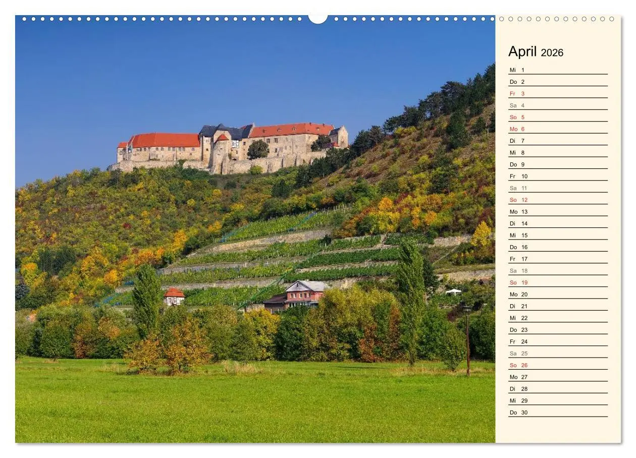 Bild: 9783457977231 | Saale-Unstrut - Region aus Wein und Stein (Wandkalender 2026 DIN A2...