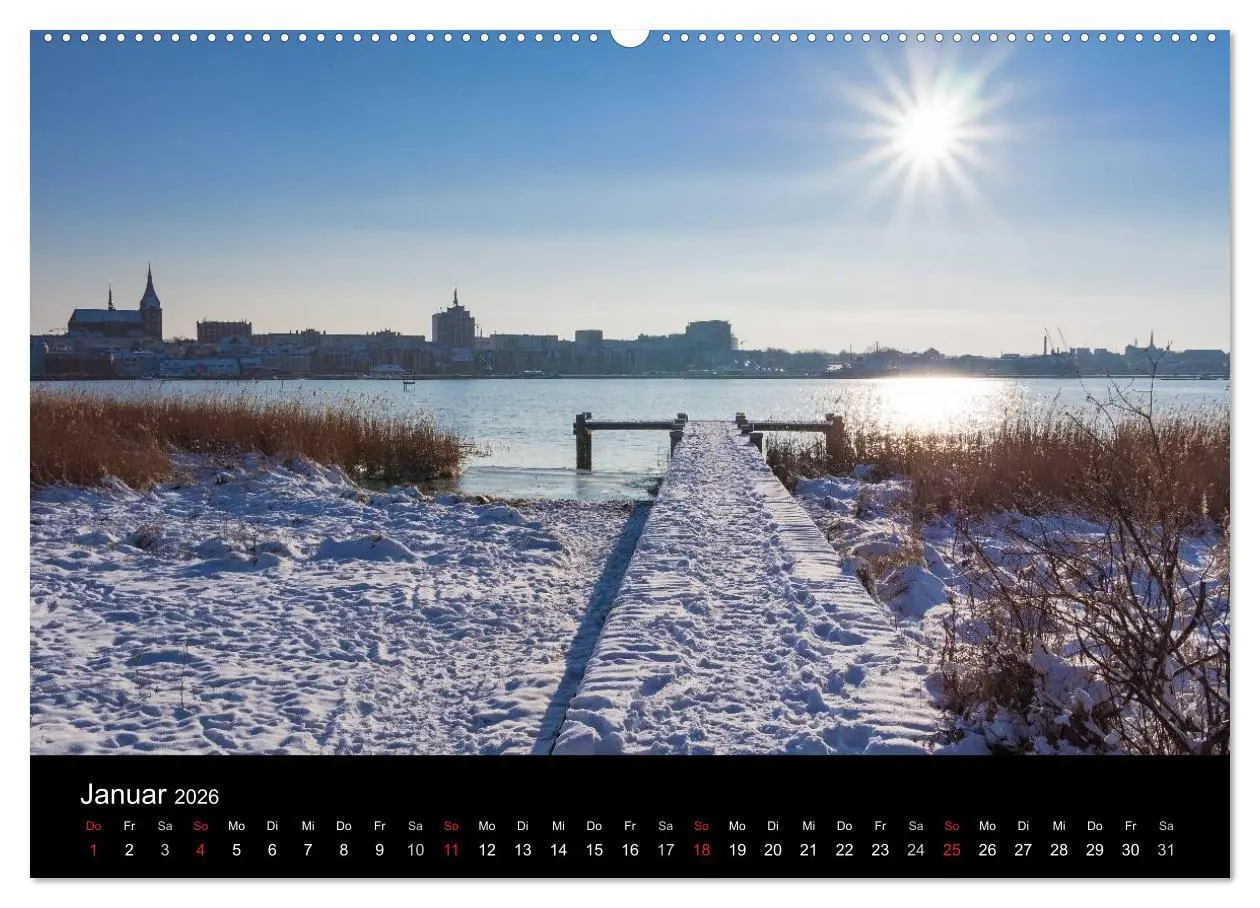 Bild: 9783516137231 | Unterwegs in der Hansestadt Rostock (Wandkalender 2026 DIN A2...