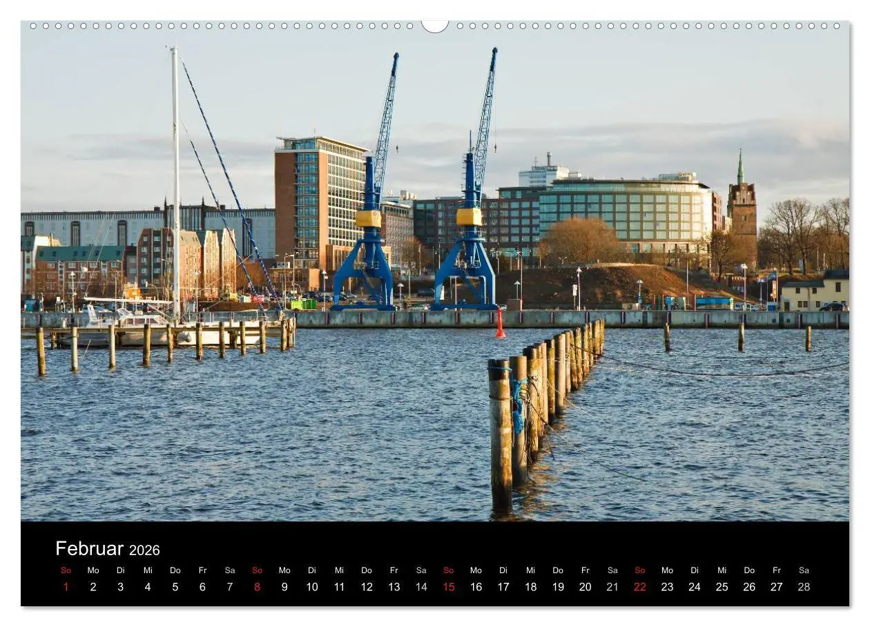 Bild: 9783516137231 | Unterwegs in der Hansestadt Rostock (Wandkalender 2026 DIN A2...
