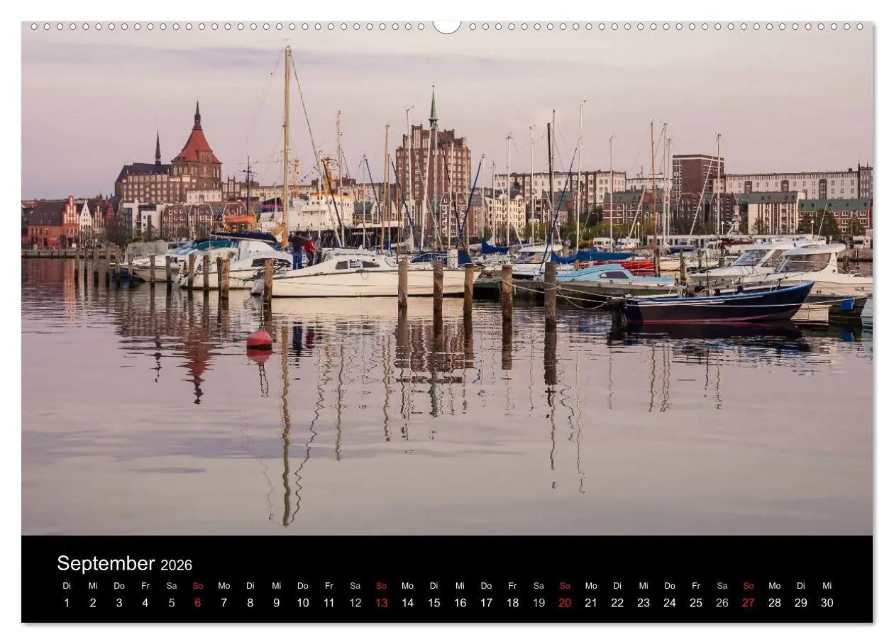 Bild: 9783516137231 | Unterwegs in der Hansestadt Rostock (Wandkalender 2026 DIN A2...