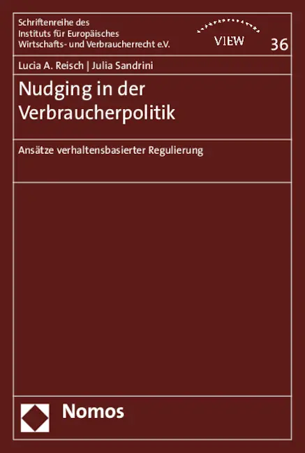 Cover: 9783848717231 | Nudging in der Verbraucherpolitik | Lucia A. Reisch (u. a.) | Buch
