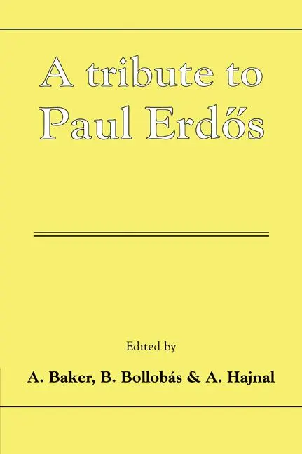 Cover: 9780521067331 | A Tribute to Paul Erdos | A. Baker (u. a.) | Taschenbuch | Englisch