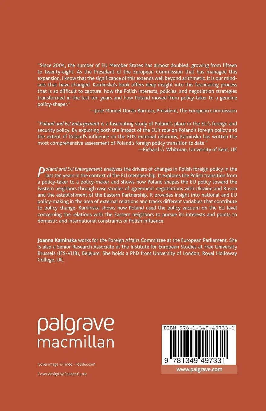 Rückseite: 9781349497331 | Poland and EU Enlargement | Foreign Policy in Transformation | Buch