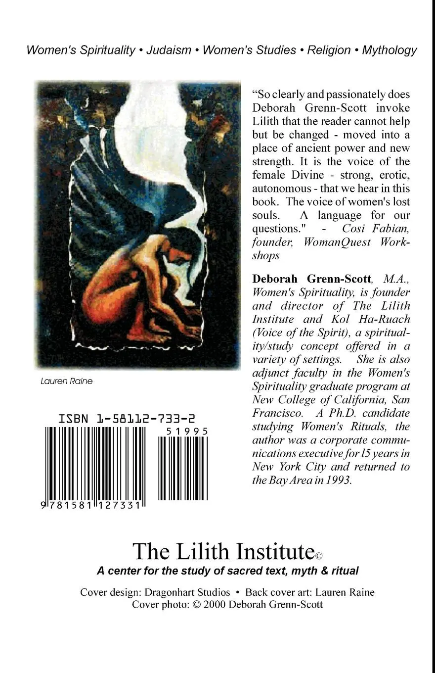 Rückseite: 9781581127331 | Lilith's Fire | Reclaiming Our Sacred Lifeforce | Deborah Grenn-Scott