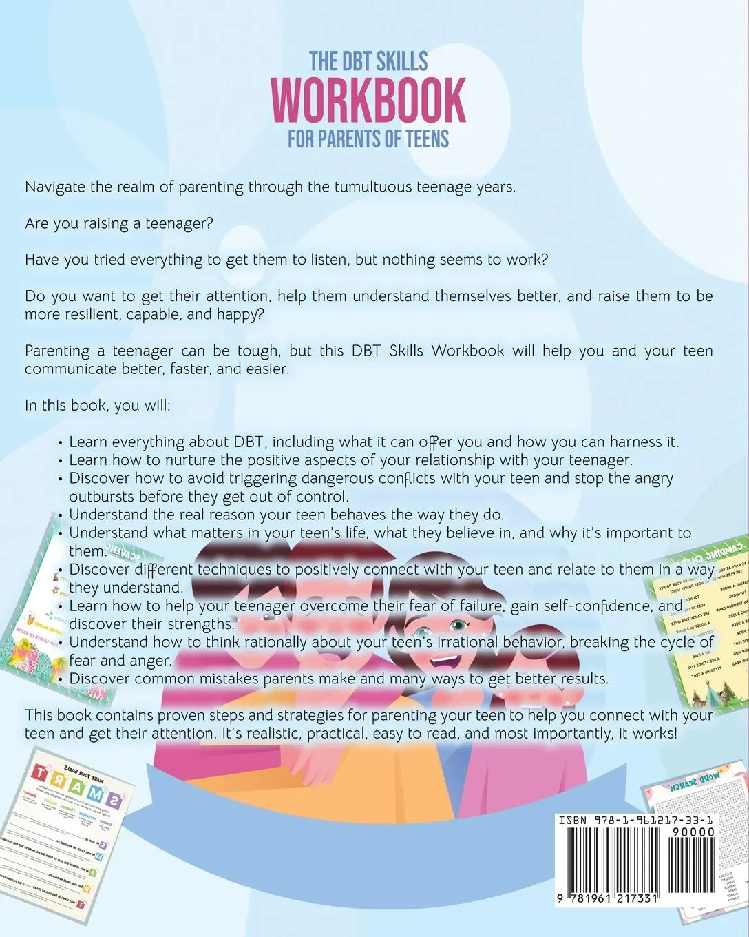 Rückseite: 9781961217331 | The DBT Skills Workbook for Parents of Teens | Joss Reed | Taschenbuch