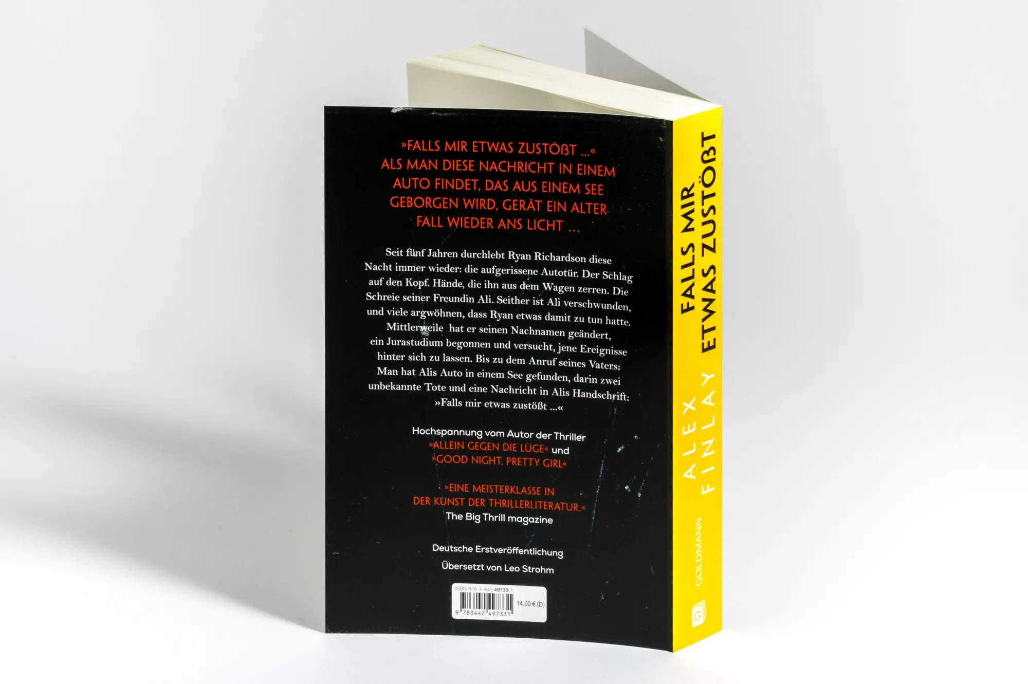 Bild: 9783442497331 | Falls mir etwas zustößt | Alex Finlay | Taschenbuch | 368 S. | Deutsch