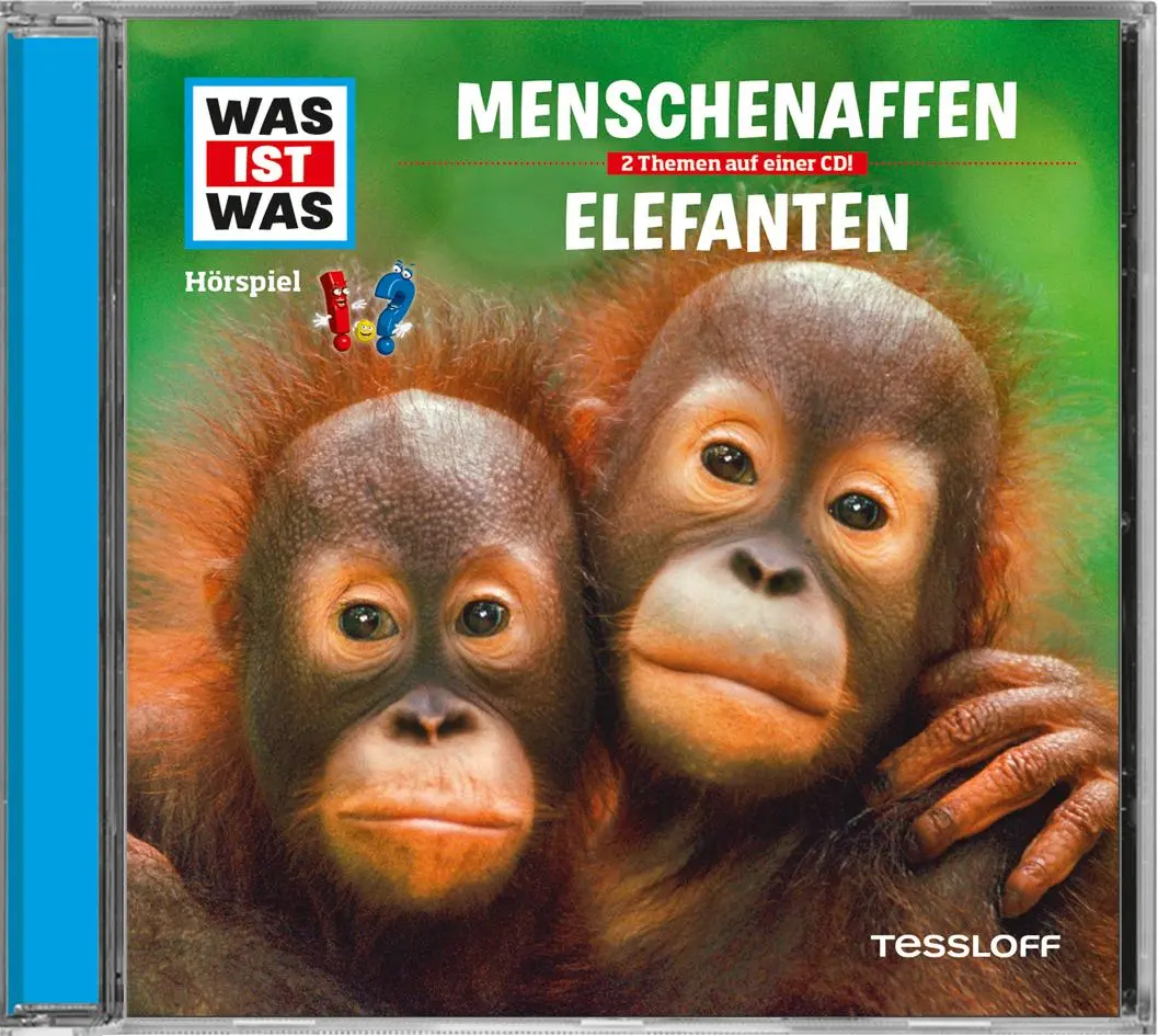Cover: 9783788627331 | Folge 33: Menschenaffen/Elefanten | Was Ist Was | Audio-CD | 60 Min.