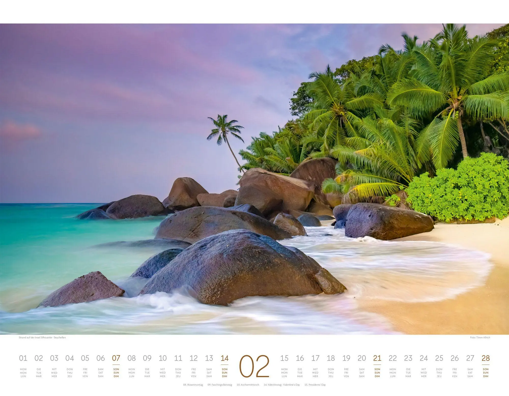 Bild: 9783838427331 | Geheime Paradiese Kalender 2027 | Ackermann Kunstverlag GmbH | 14 S.