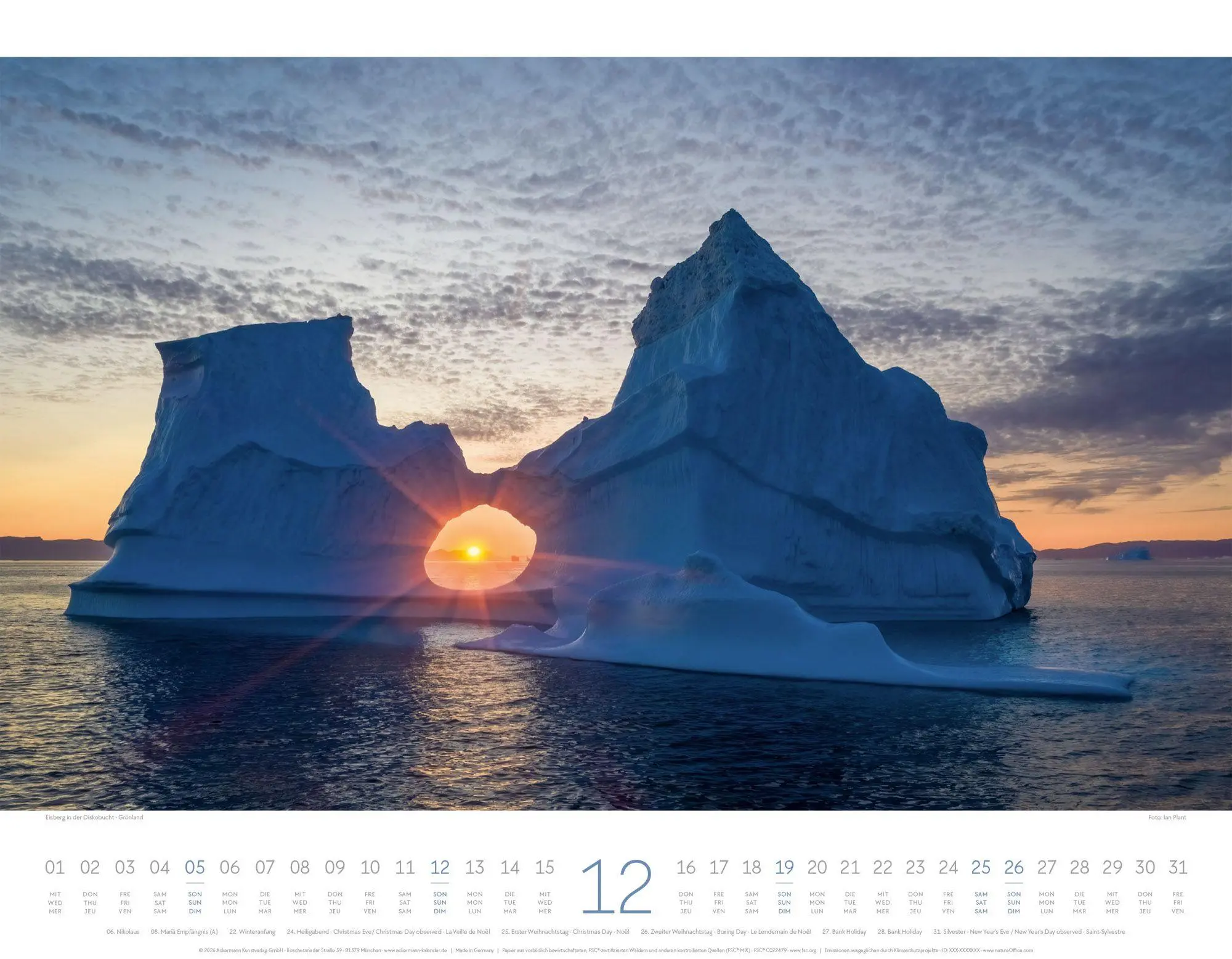 Bild: 9783838427331 | Geheime Paradiese Kalender 2027 | Ackermann Kunstverlag GmbH | 14 S.