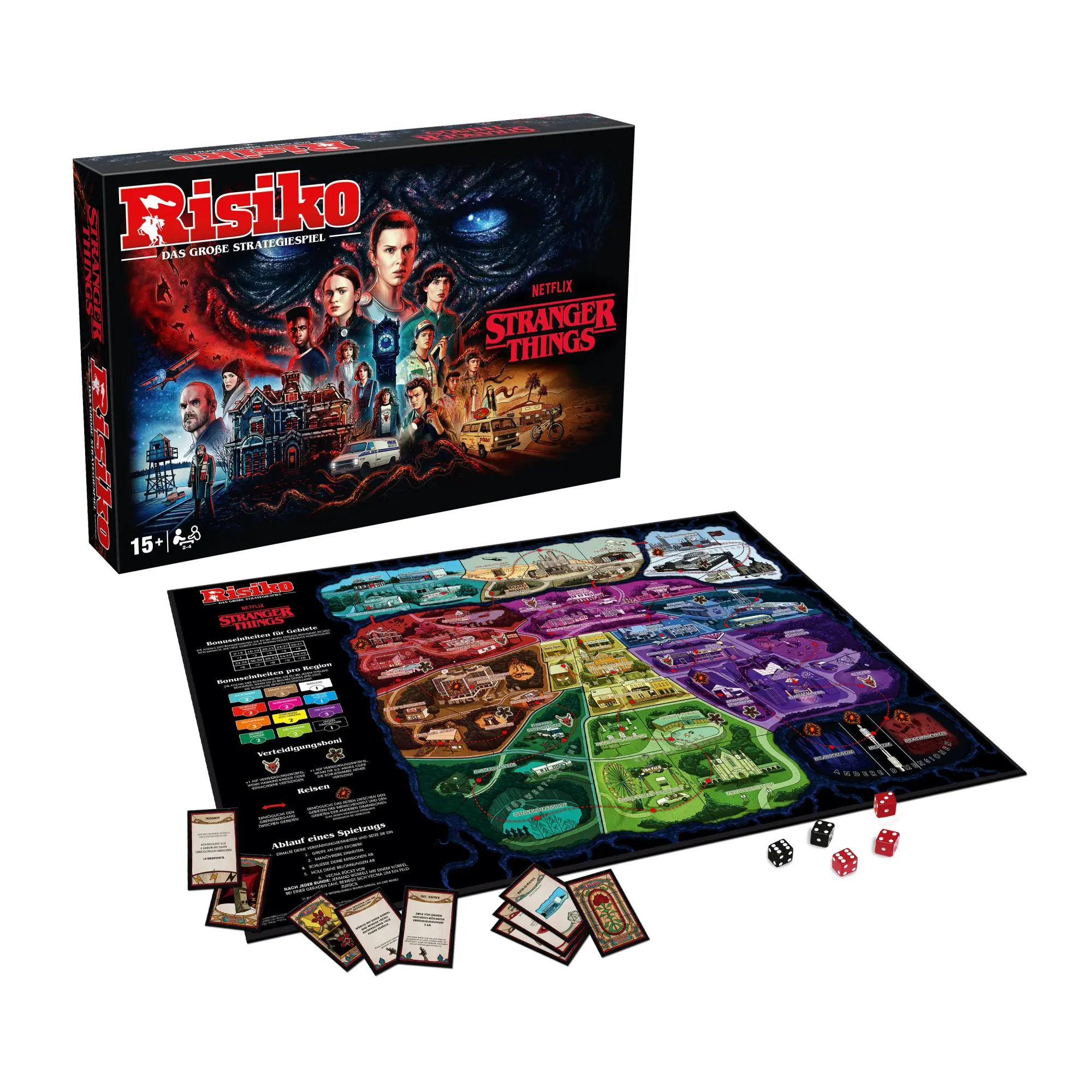 Bild: 5036905057431 | Risiko Stranger Things | Spiel | Deutsch | 2025 | Winning Moves