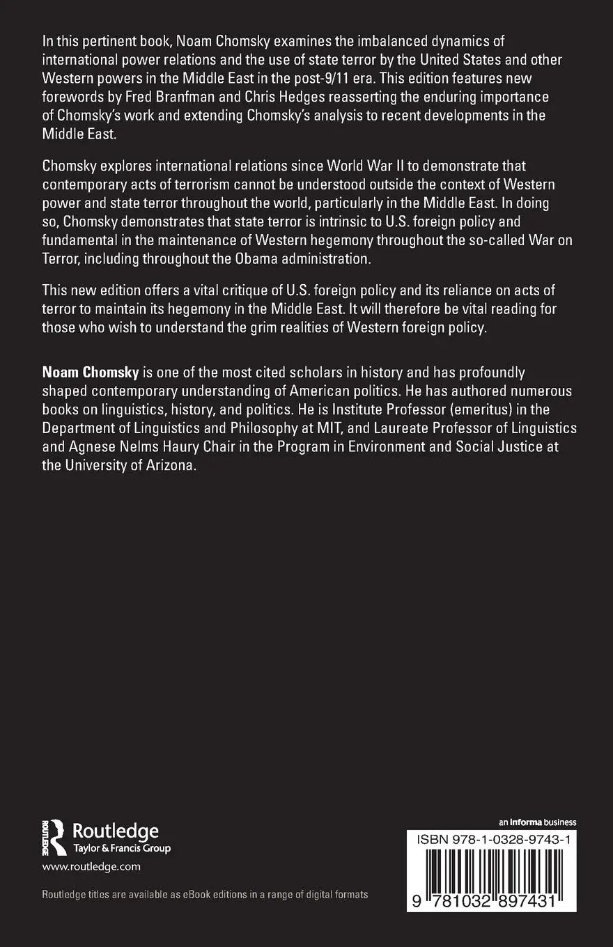Rückseite: 9781032897431 | Power and Terror | Conflict, Hegemony, and the Rule of Force | Chomsky