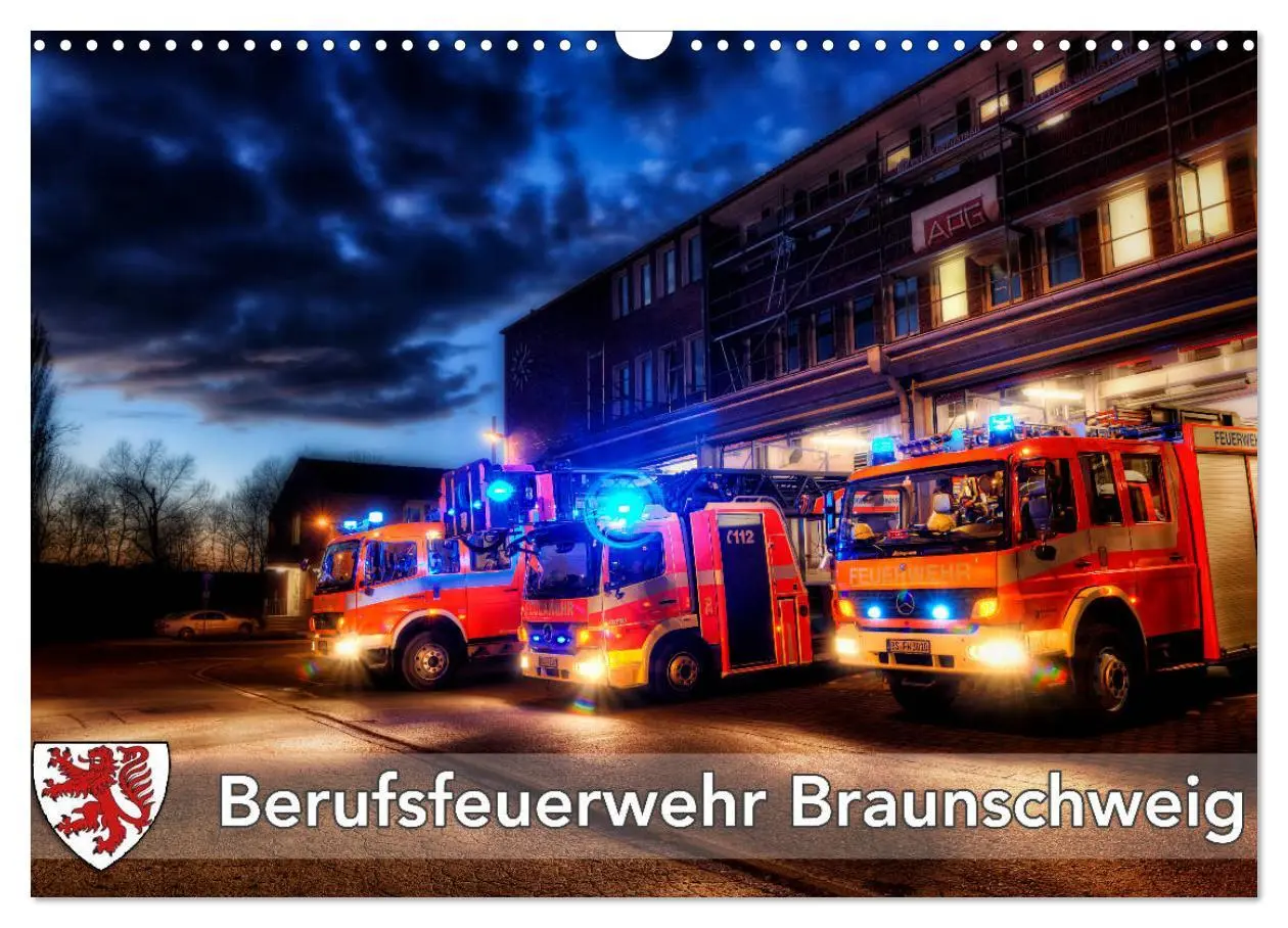 Cover: 9783457887431 | Berufsfeuerwehr Braunschweig (Wandkalender 2026 DIN A3 quer),...
