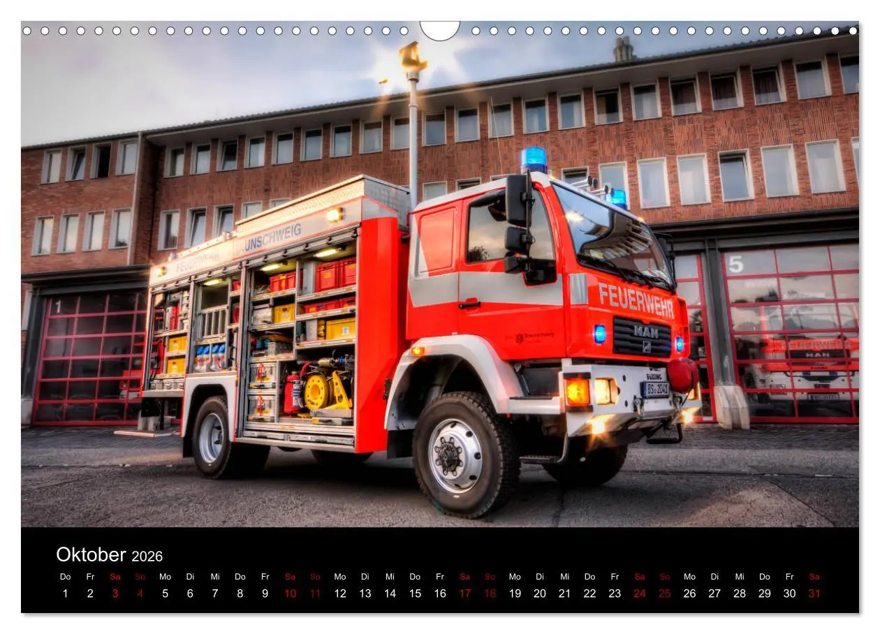Bild: 9783457887431 | Berufsfeuerwehr Braunschweig (Wandkalender 2026 DIN A3 quer),...