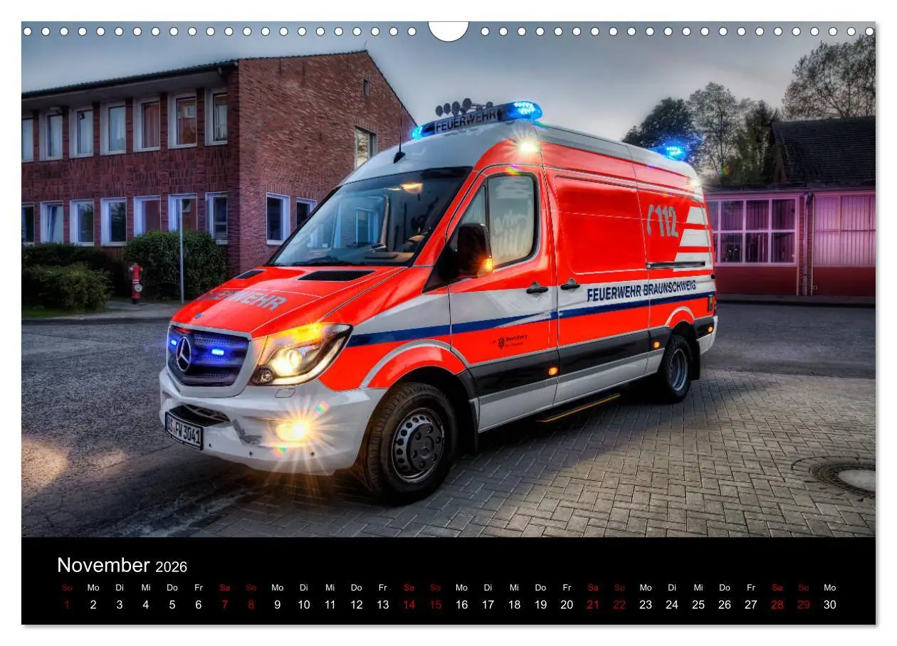 Bild: 9783457887431 | Berufsfeuerwehr Braunschweig (Wandkalender 2026 DIN A3 quer),...