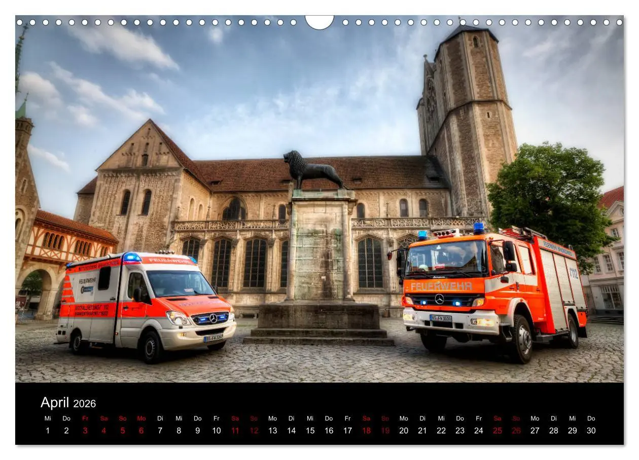 Bild: 9783457887431 | Berufsfeuerwehr Braunschweig (Wandkalender 2026 DIN A3 quer),...