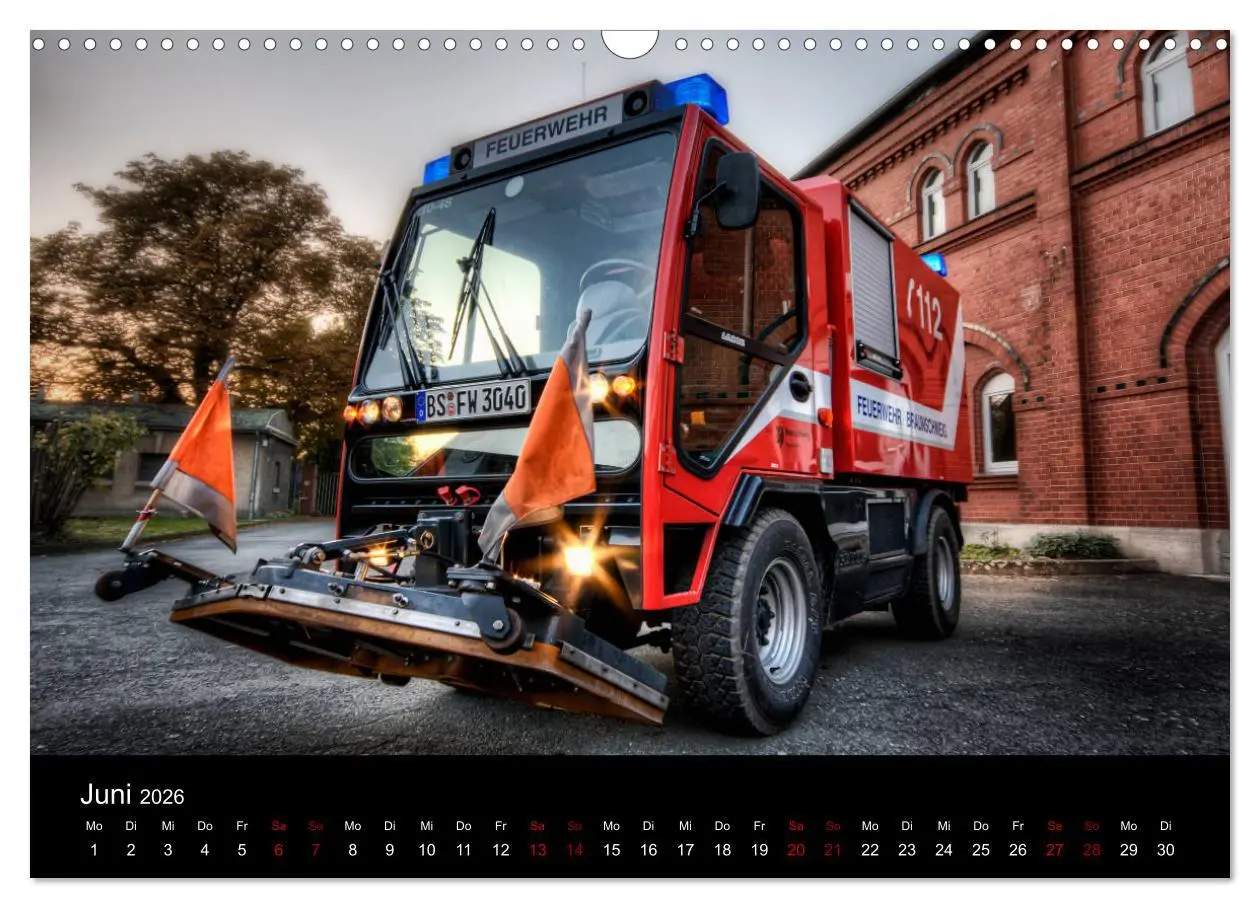 Bild: 9783457887431 | Berufsfeuerwehr Braunschweig (Wandkalender 2026 DIN A3 quer),...