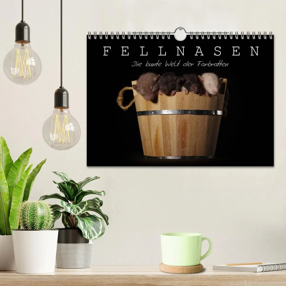 Bild: 9783516117431 | Fellnasen. Die bunte Welt der Farbratten. (Wandkalender 2026 DIN A4...