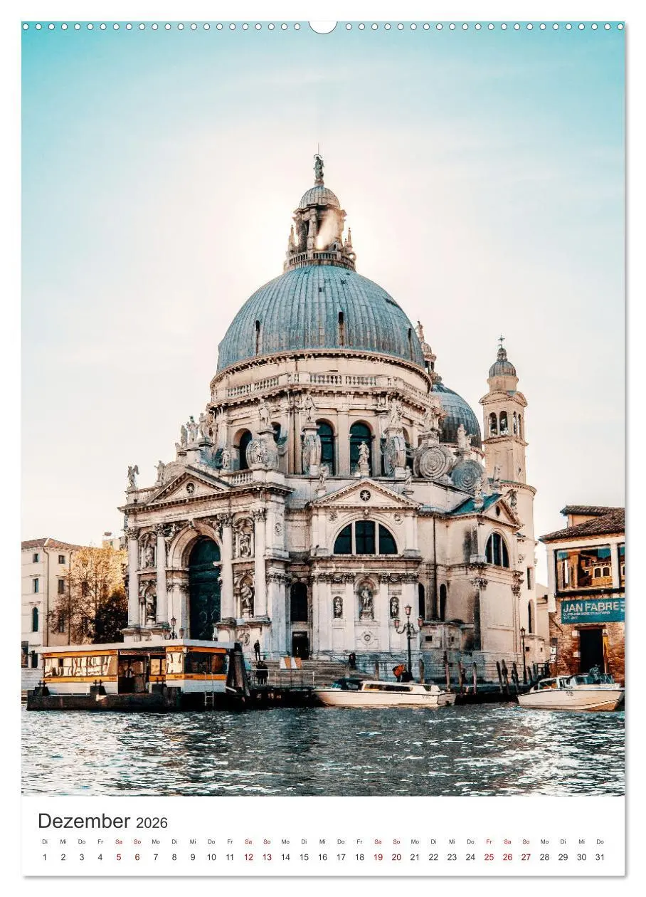 Bild: 9783516357431 | Venedig - Eine Stadt zum Verlieben. (Wandkalender 2026 DIN A2...