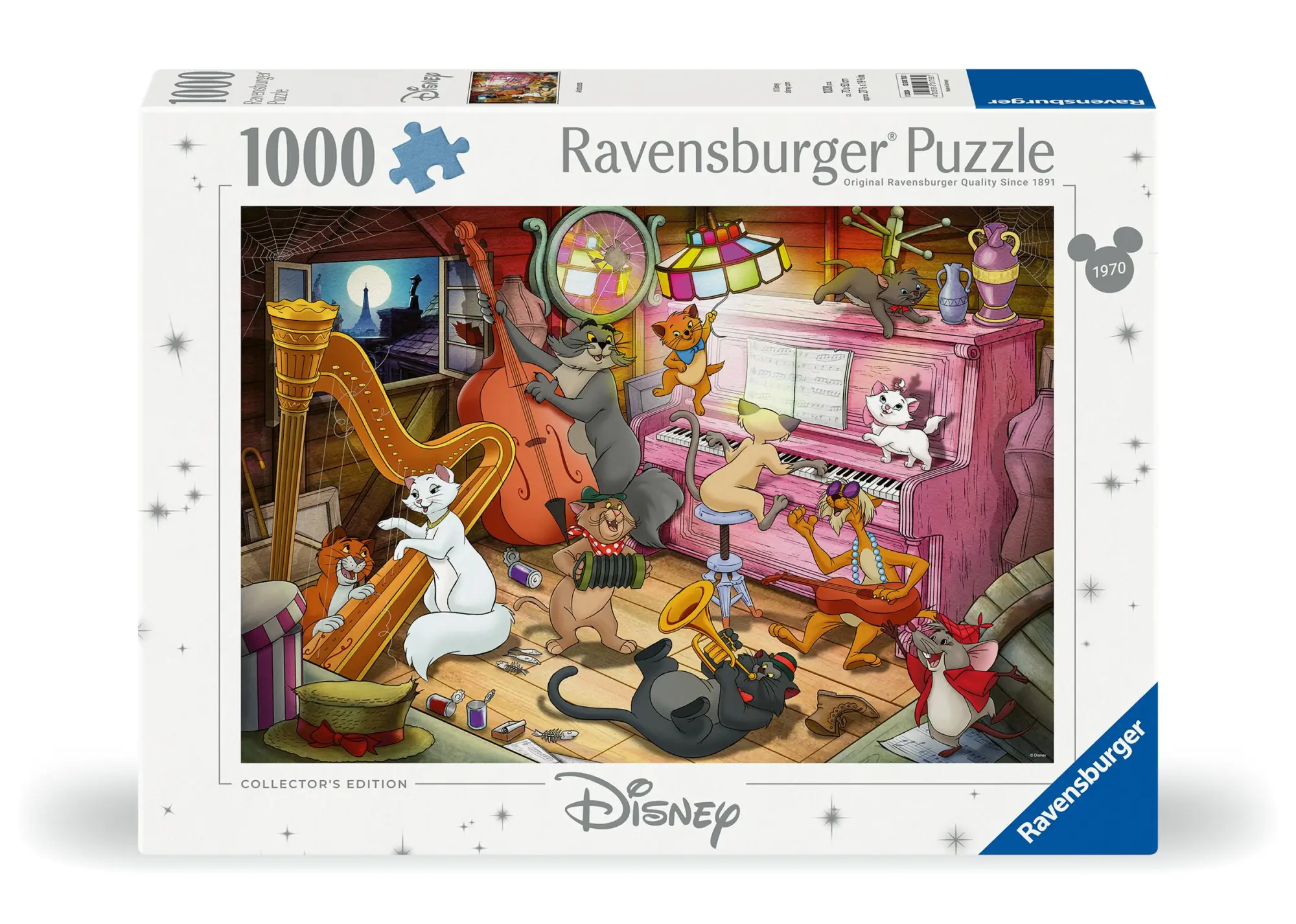 Cover: 4005555007531 | Erwachsenenpuzzle 1000 Teile - Disney Classics - Aristocats | Spiel