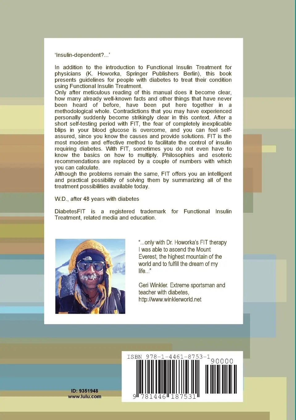 Rückseite: 9781446187531 | Diabetes? Insulin-dependent?... | Kinga Howorka | Taschenbuch | 2010