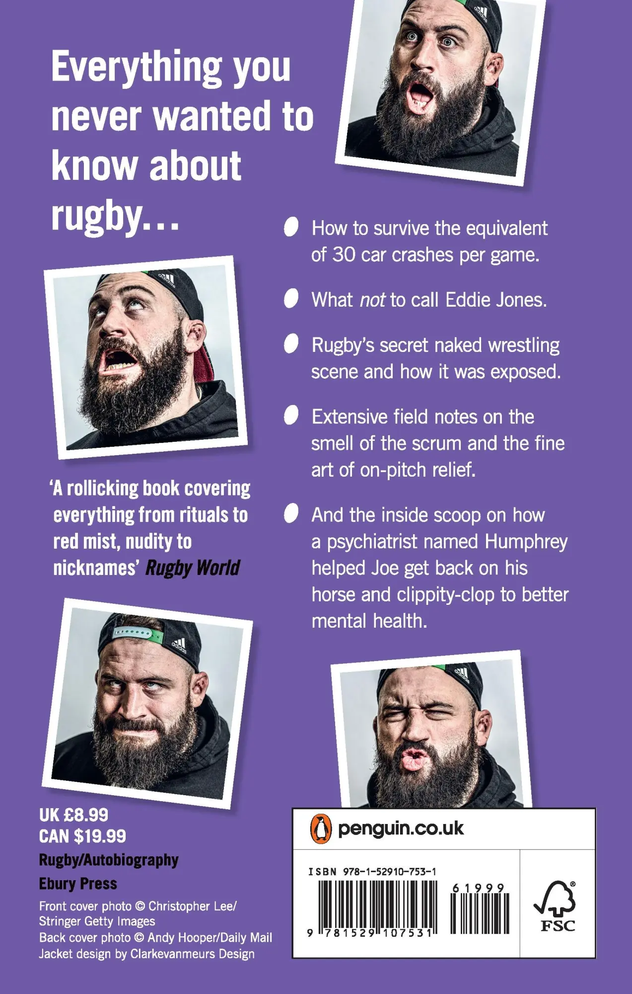 Rückseite: 9781529107531 | Loose Head | Confessions of an (un)professional rugby player | Marler