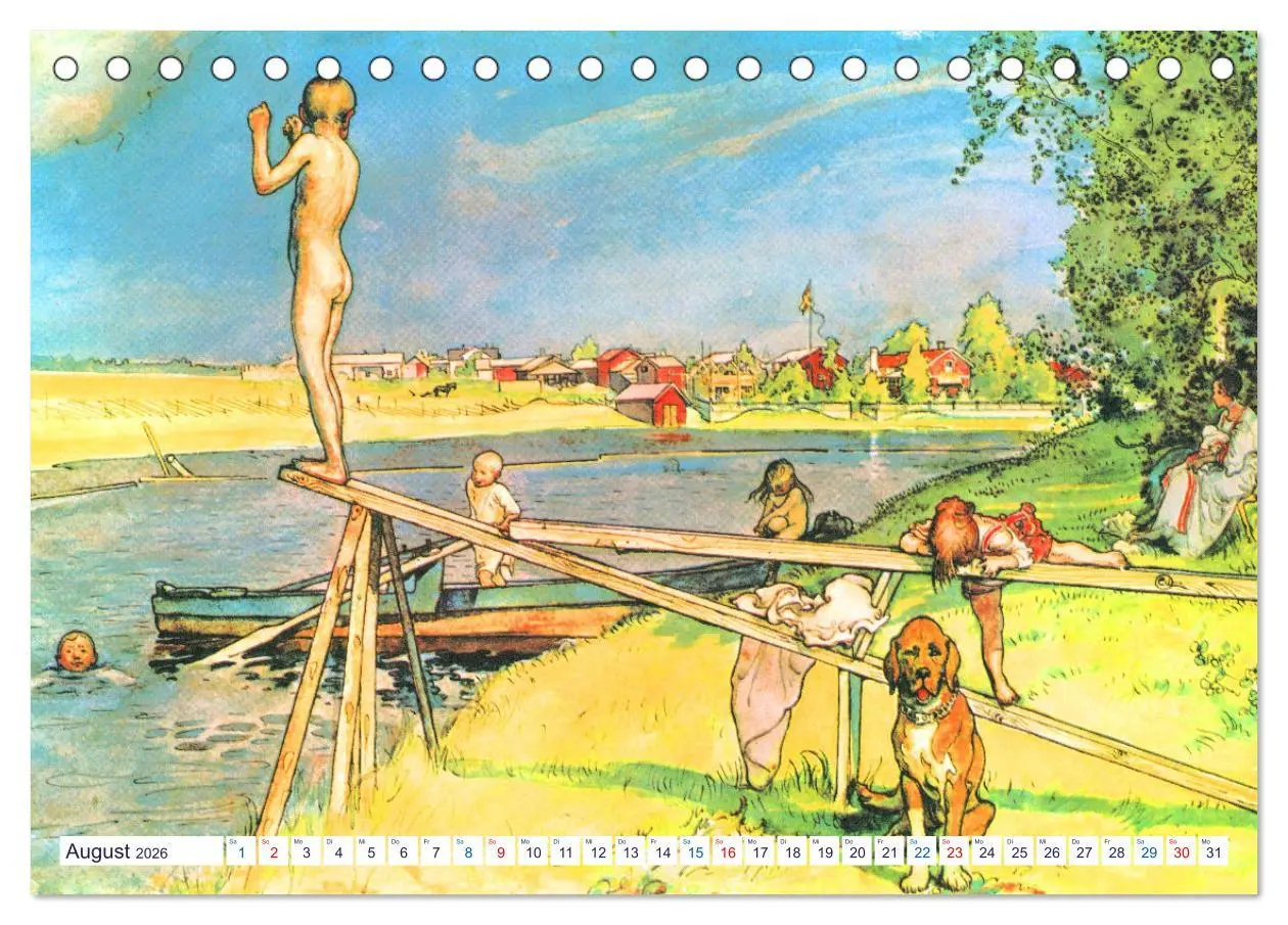Bild: 9783457497531 | Schwedens heile Welt (Tischkalender 2026 DIN A5 quer), CALVENDO...