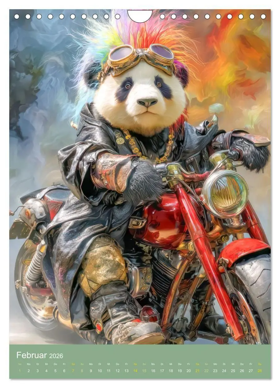 Bild: 9783516657531 | Pandas - Tatenfreudige Bären (Wandkalender 2026 DIN A4 hoch),...