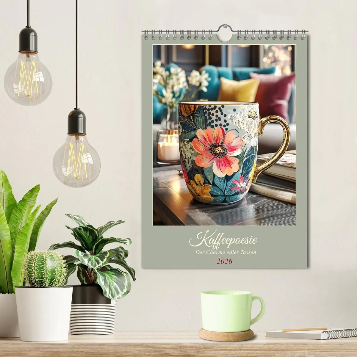 Bild: 9783516727531 | Kaffeepoesie. Der Charme edler Tassen (Wandkalender 2026 DIN A4...