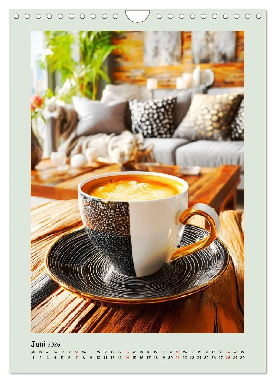 Bild: 9783516727531 | Kaffeepoesie. Der Charme edler Tassen (Wandkalender 2026 DIN A4...