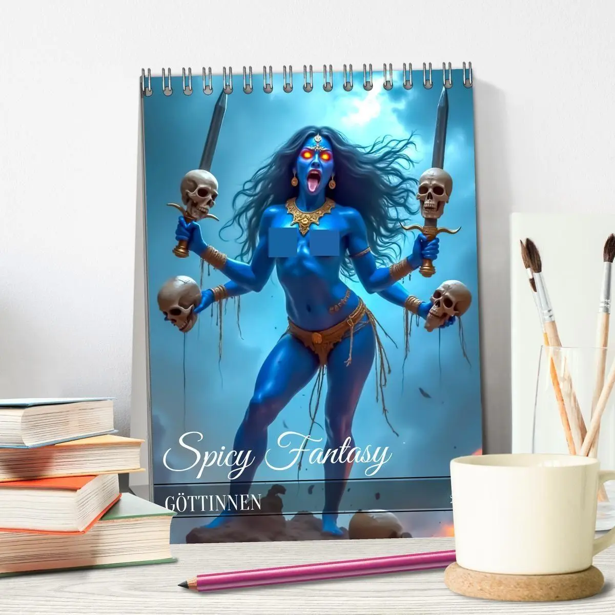Bild: 9783516967531 | Spicy Fantasy - Göttinnen (Tischkalender 2027 DIN A5 hoch),...