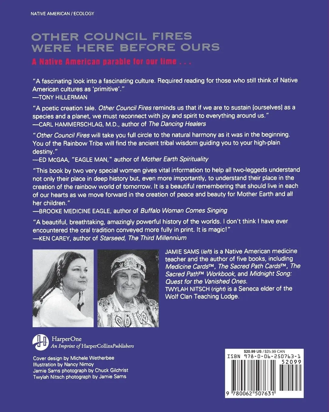 Rückseite: 9780062507631 | Other Council Fires Were Here Before Ours | Jamie Sams | Taschenbuch