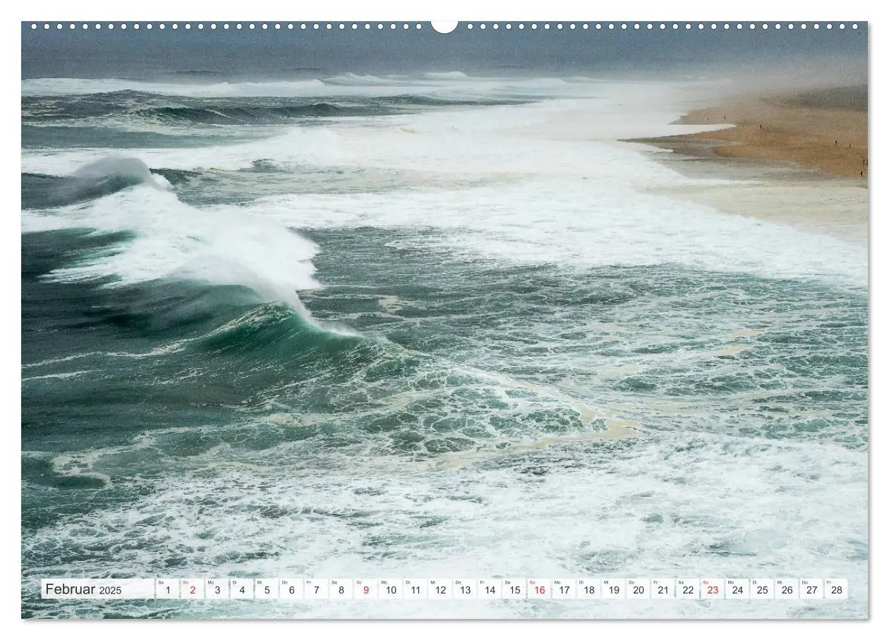 Bild: 9783435157631 | WASSERBERGE - Die Riesenwellen von Nazaré (Wandkalender 2025 DIN A2...