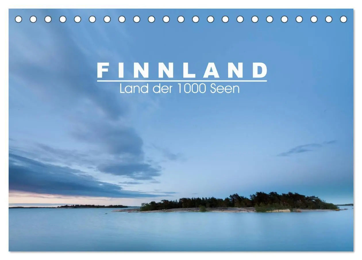 Cover: 9783516027631 | Finnland: Land der 1000 Seen (Tischkalender 2026 DIN A5 quer),...