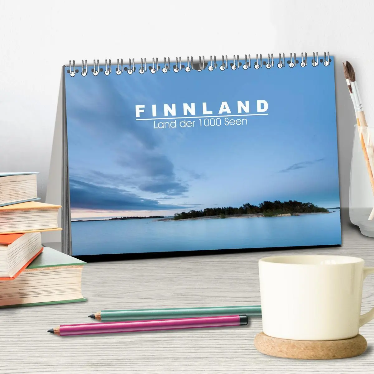 Bild: 9783516027631 | Finnland: Land der 1000 Seen (Tischkalender 2026 DIN A5 quer),...