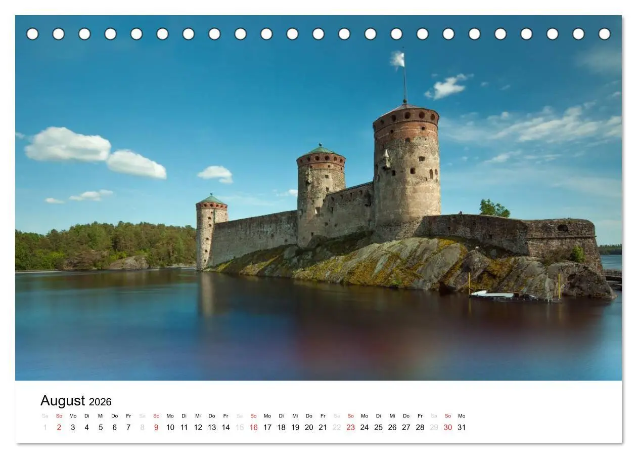 Bild: 9783516027631 | Finnland: Land der 1000 Seen (Tischkalender 2026 DIN A5 quer),...